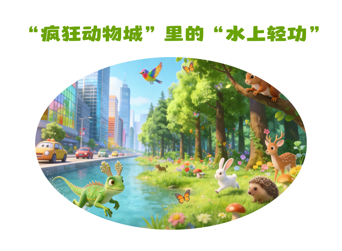 第475集 “疯狂动物城”里的“水上轻功”