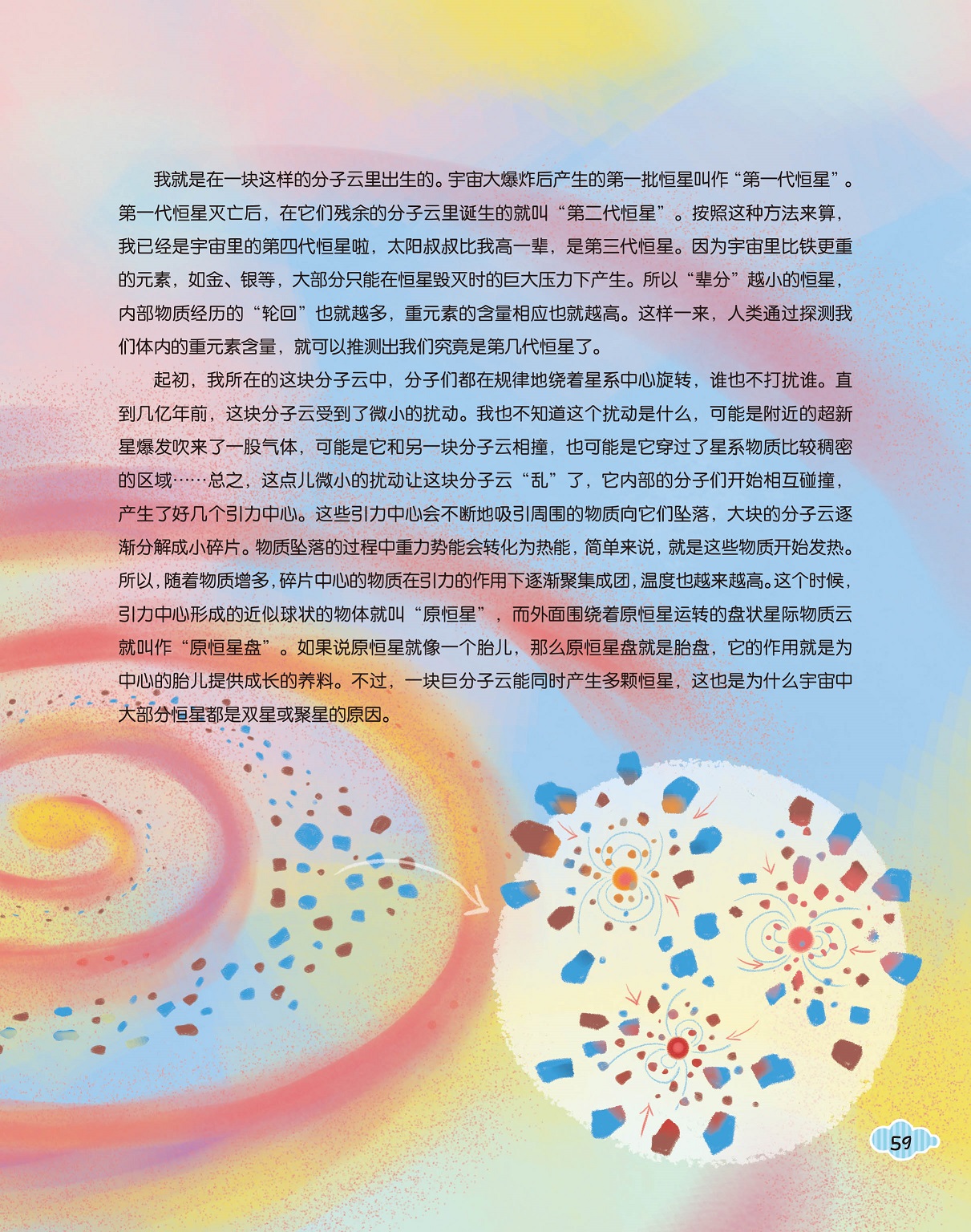 恒星是怎样出生的,宇宙中大部分恒星的形成原因