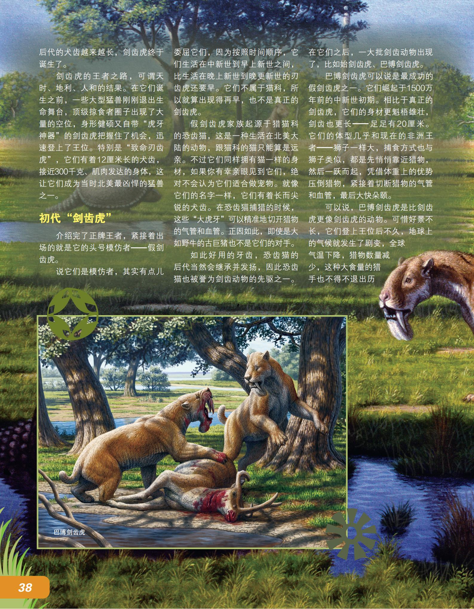 初代剑齿虎,巴博剑齿虎,称霸