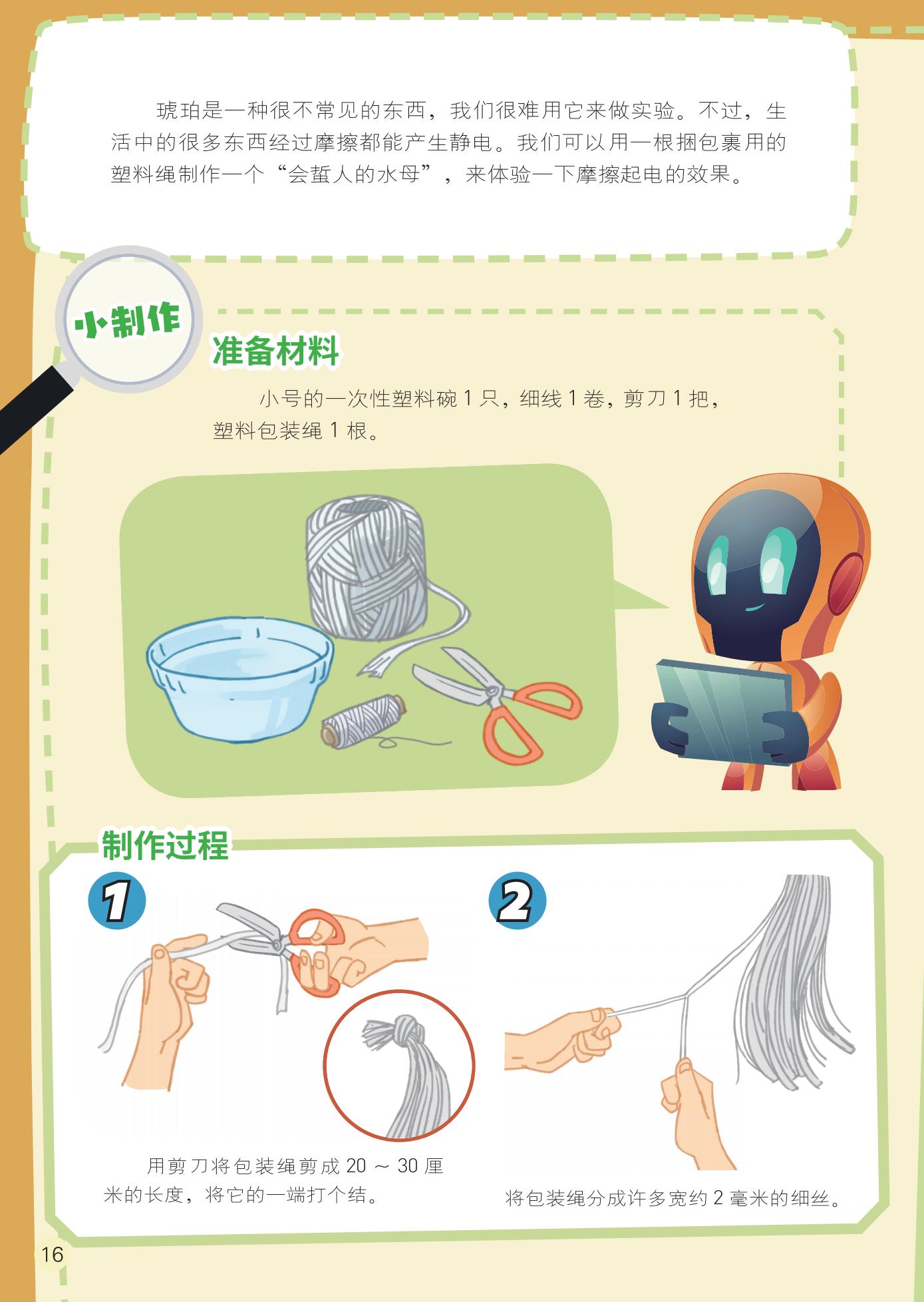 小制作,制作材料,静电 小制作,制作材料,静电