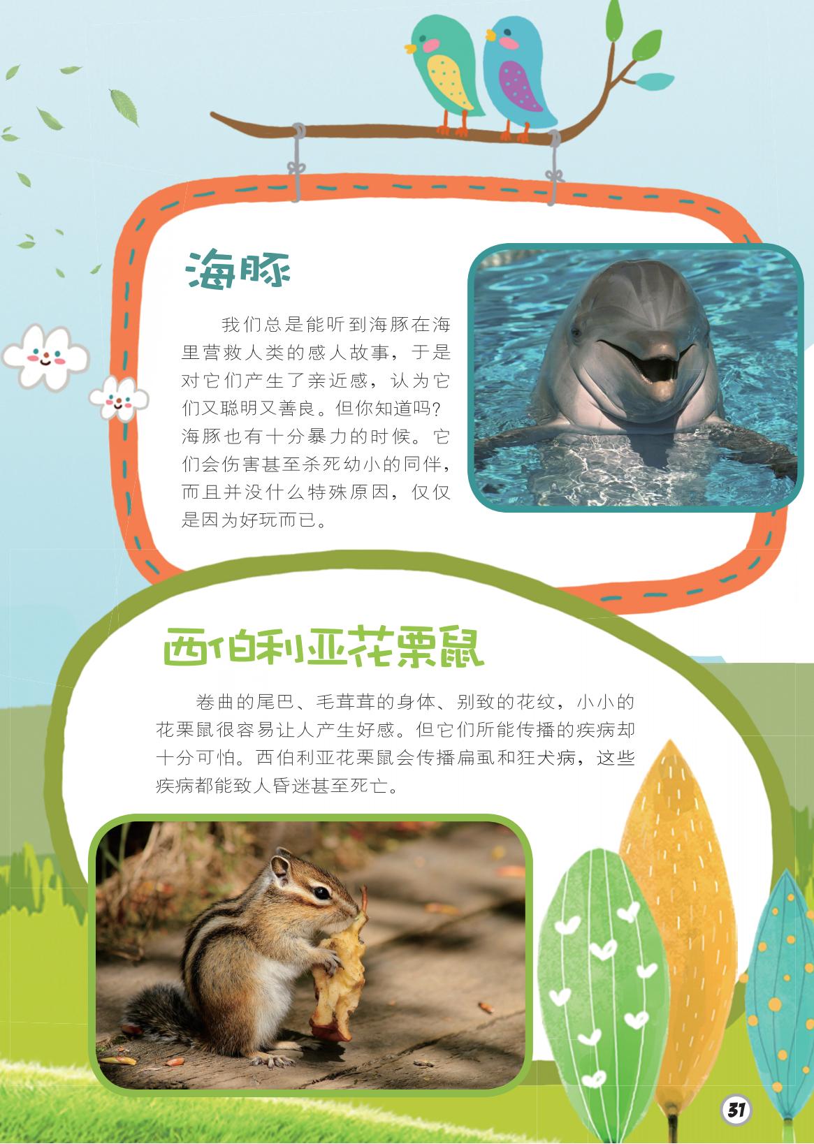 海豚,西伯利亚花栗鼠,疾病