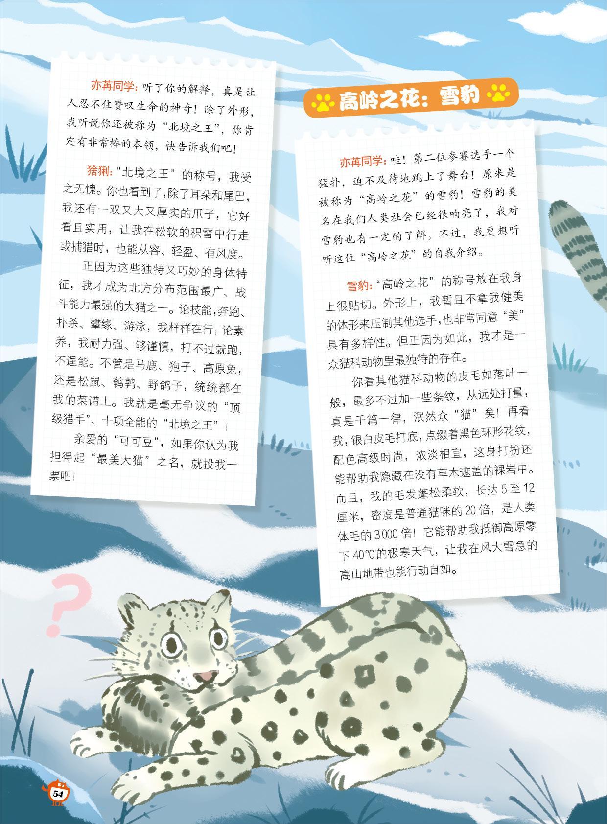 高岭之花,雪豹,毛发蓬松