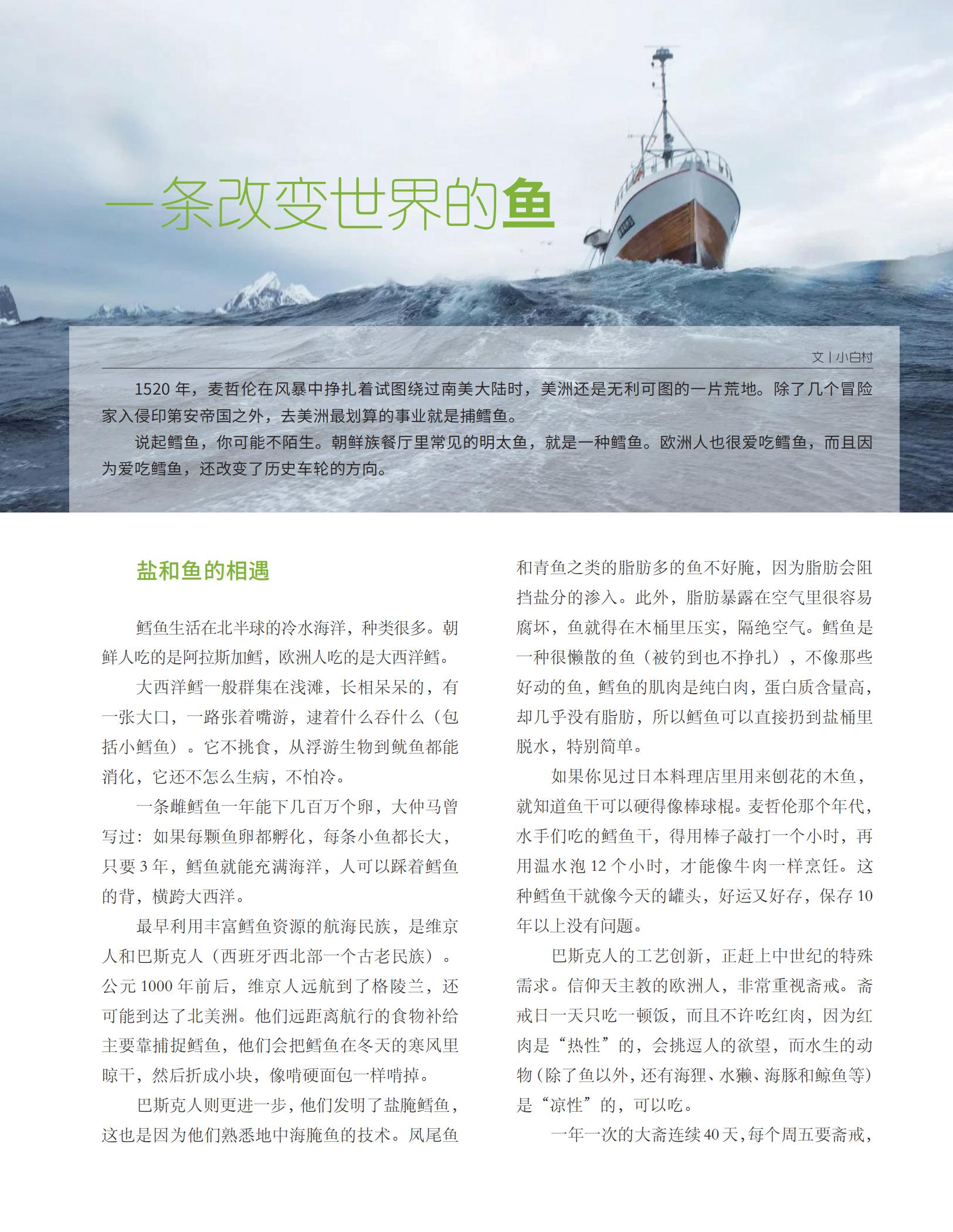 盐和鱼的相遇,巴斯克人,鳕鱼资源