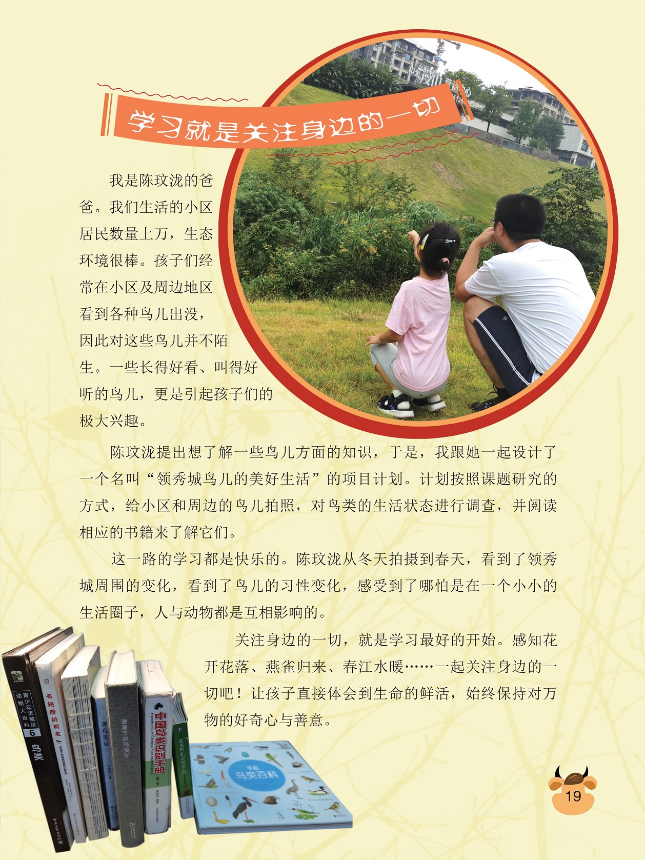 学习就是关注身边的一切,鸟儿方面的知识