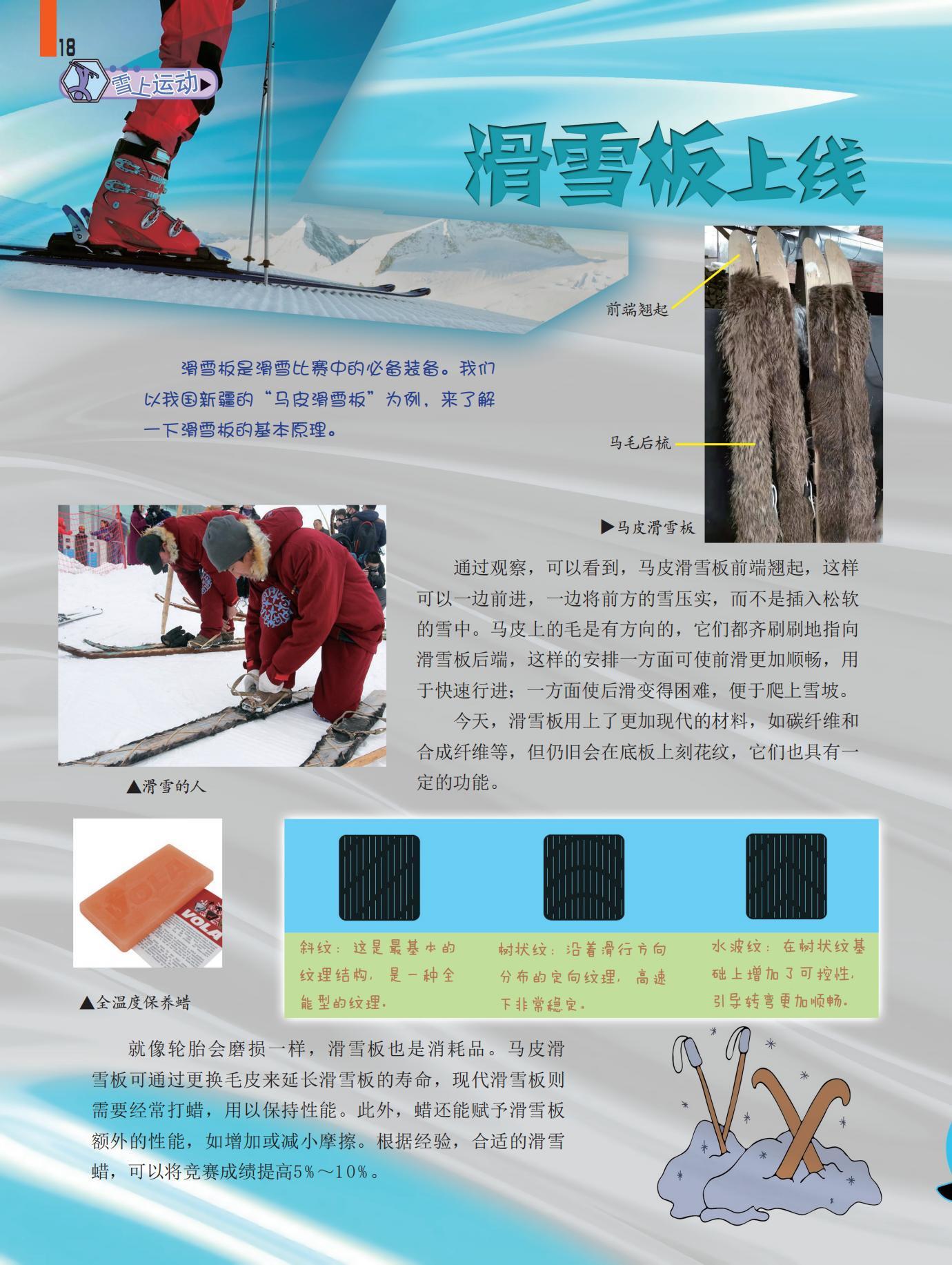 滑雪板,快速行进,功能