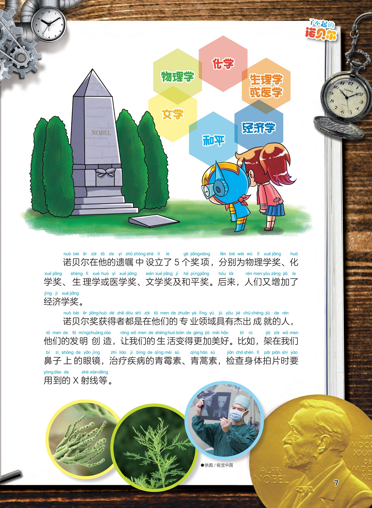 诺贝尔遗嘱设立5个奖项,诺贝尔获奖者的成就