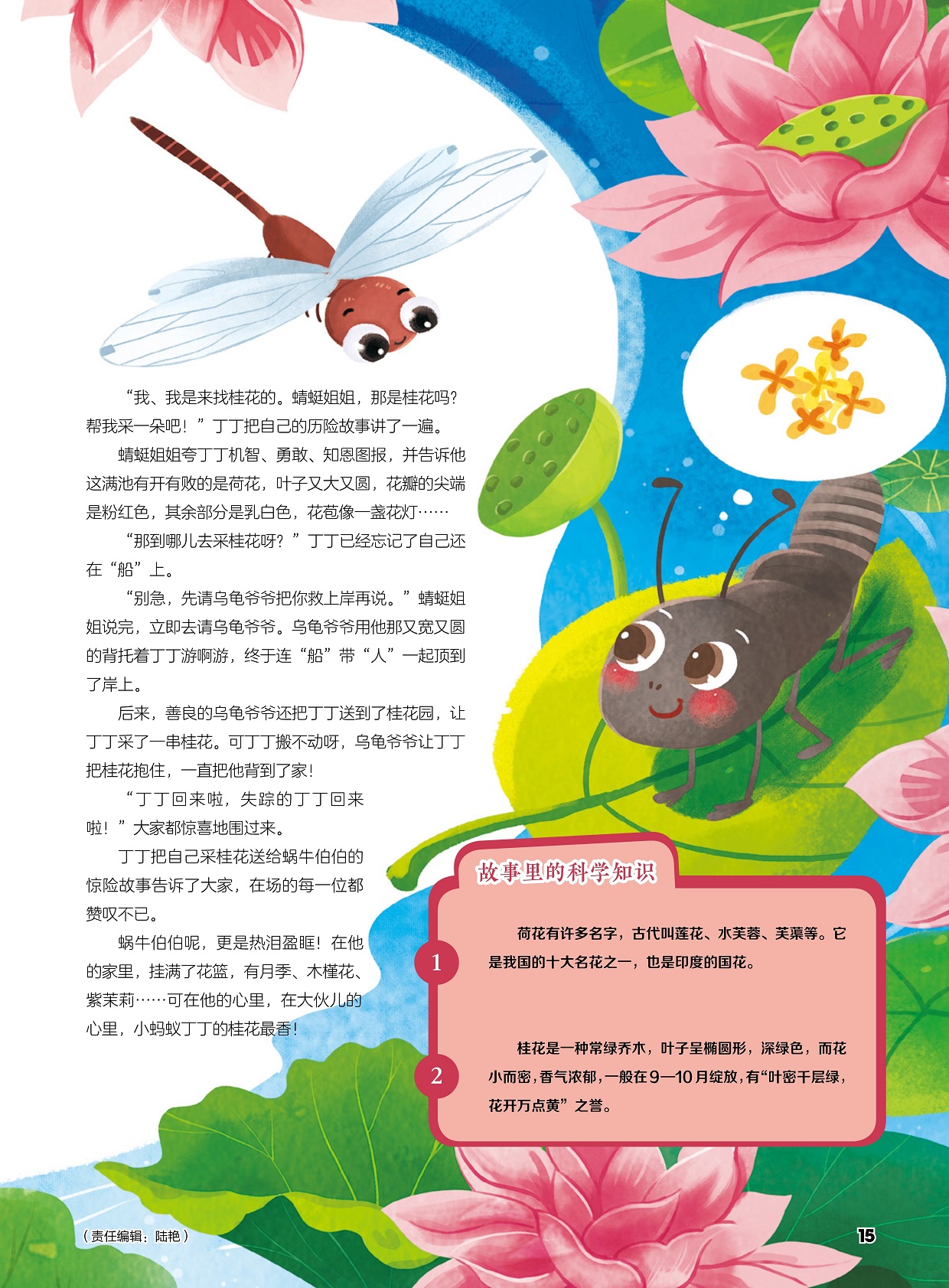 故事里的科学知识,桂花是一种常绿乔木