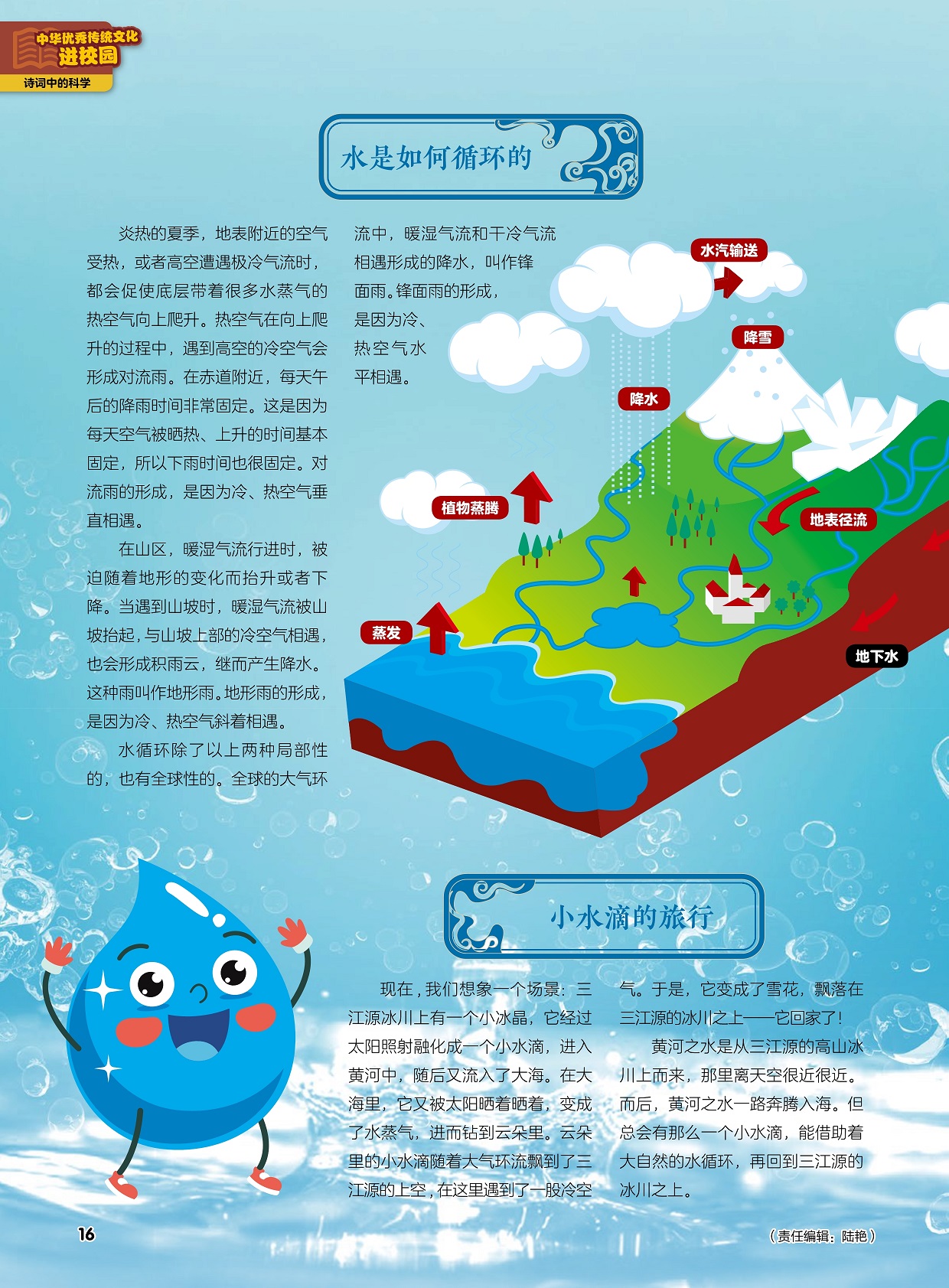 水是如何循环的,水循环也有全球性的