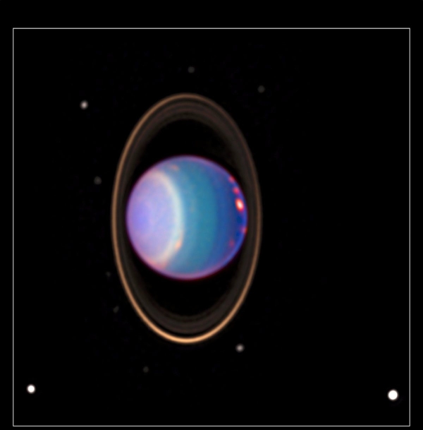 哈勃太空望远镜,观测天王星 哈勃太空望远镜,观测天王星