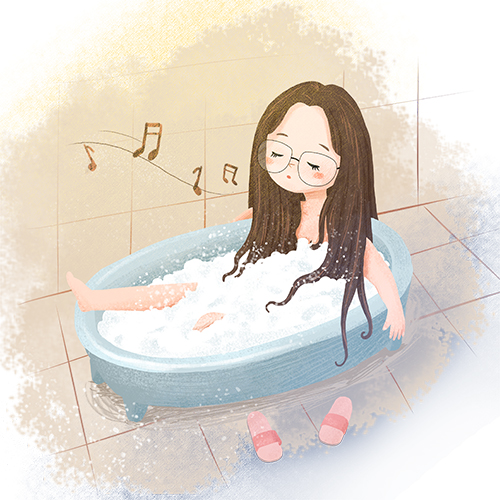 浴室唱歌更好听的原因,洗澡的时候唱歌,绝佳的唱歌圣地