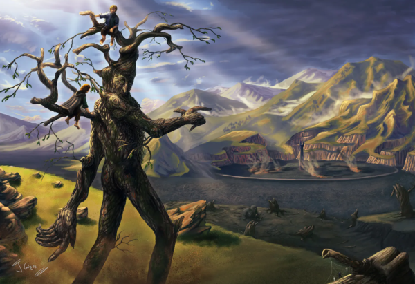 魔戒,树人,植物