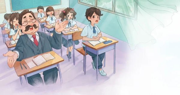 梦幻开学记,插画